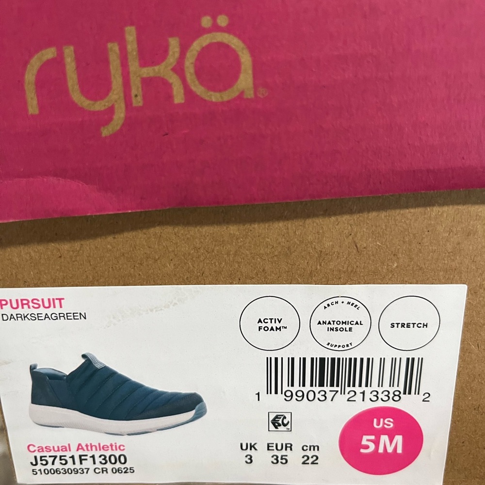 Ryka Slip-On Sneaker in Dark Sea Green